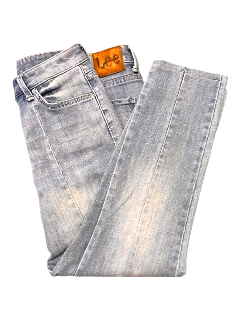LEE Y2K Vintage Blue Jeans Front Seam Light Wash Relaxed Zip Levi’s Pants